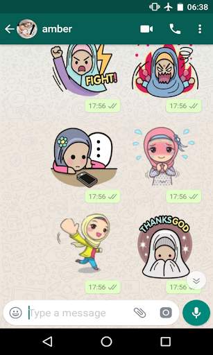 Hijab Girl Stickers for WhatsApp 2019 free Sticker screenshot 5