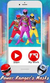 Power hero rangers Masks : change face morph screenshot 1