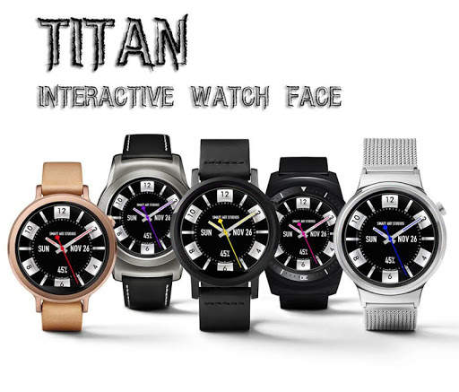Watch Face - Titan Interactive 1 تصوير الشاشة
