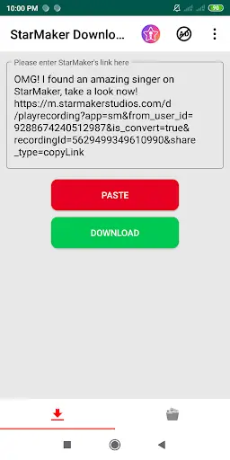 Download video for StarMaker - StartDownloader screenshot 2