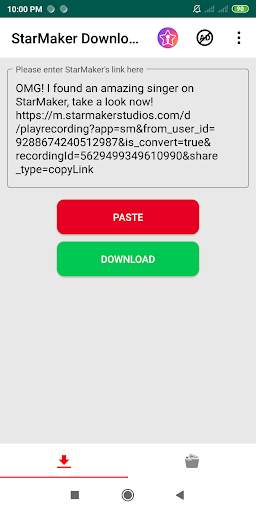 Download video for StarMaker - StartDownloader screenshot 2