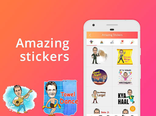 Amazing Stickers for Whatsapp, FB, Twitter... screenshot 3
