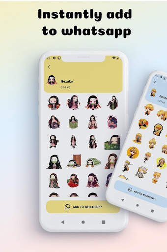Anime Sticker app for Kimetsu  screenshot 3