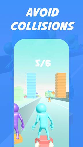 Stickman Skate Racing screenshot 2
