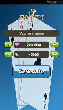 Hack Teen Patti Prank screenshot 1