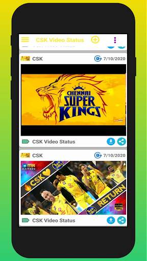 CSK Video Status screenshot 5