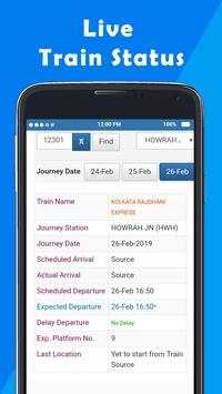 Live Train Status,PNR Status & Indian Railway Info screenshot 2