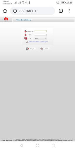 192.168.1.1 - 192.168.l.l Giriş / Login Admin WiFi screenshot 6