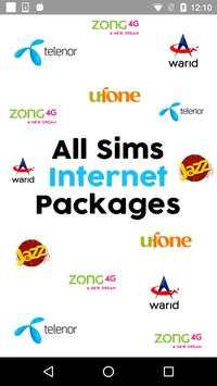 2018 All Sim Internet Packages screenshot 1