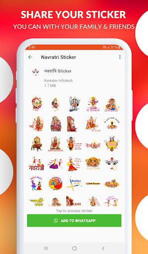 Navratri Sticker for WhatsApp screenshot 5