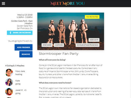 Meet More You - Socials screenshot 18