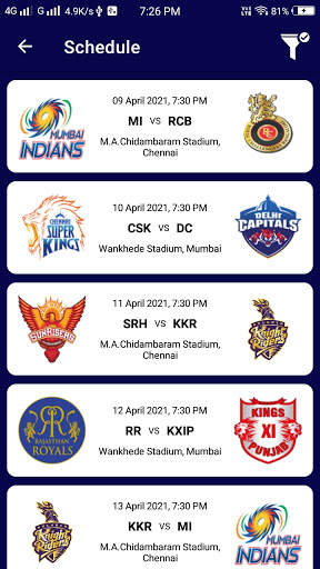 Live Cricket IPL 2021 - IPL Live Tv Match screenshot 3