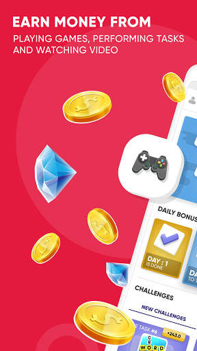 Earn Money, Diamonds, Game Credits & Gift Cards स्क्रीनशॉट 1