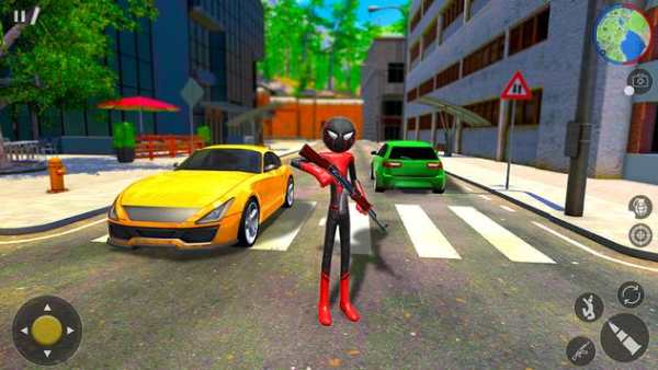 Flying Stickman Rope Hero - Counter Simultator screenshot 1