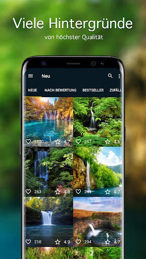 Hintergrundbilder Wasserfall screenshot 1
