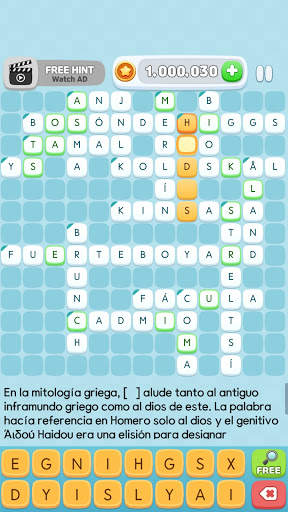 Crucigrama Examen screenshot 4