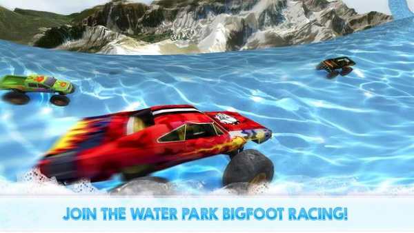 Monster Truck Water Slide Driving Simulator screenshot 1