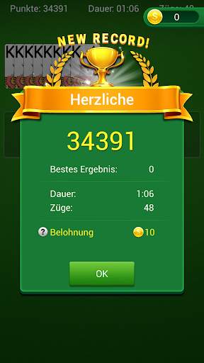 Spider Lite - Brandneues Solitaire-Kartenspiel screenshot 5