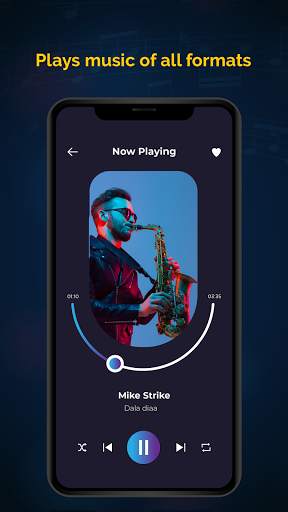 Simple Default Music Player & Equalizer screenshot 3