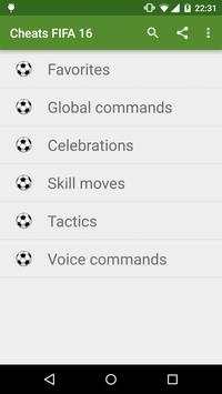Cheats FIFA 16 screenshot 1