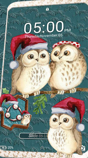 Owl Love Launcher Theme screenshot 3