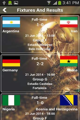 Football World Cup Brazil 2014 screenshot 11