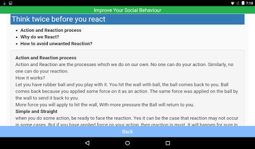 Improve Social Behaviour Demo screenshot 11