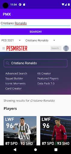 Pes Master Explorer screenshot 6