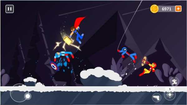 Spider Stick Fight - Stickman Heroes Fighting screenshot 2