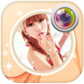 Selfies candy camera icon