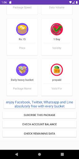 Internet Packages Of All Pakistani Sims Networks screenshot 7