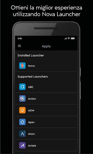 Darkful Icon Pack - Tema per Apex/Nova/Go Launcher screenshot 5