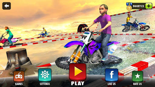 Impossible kids Motorbike Racing: Bike Jump Rider screenshot 9
