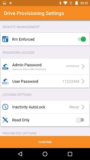 DataLock Admin скриншот 2