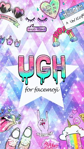 UGH Emoji for Facemoji screenshot 1