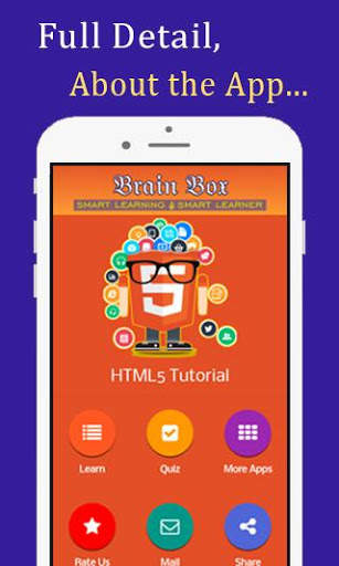 HTML tutorial offline app with examples screenshot 2
