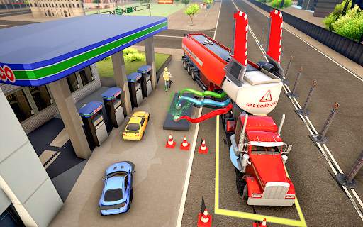 Flying Oil Tanker Truck Games स्क्रीनशॉट 4