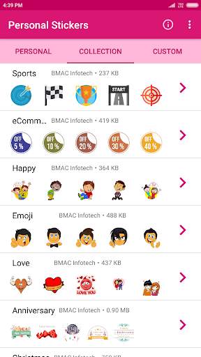 Personal Stickers Maker and Collection screenshot 6