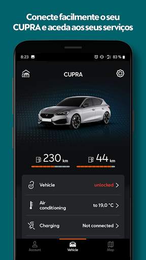 CUPRA CONNECT App screenshot 1