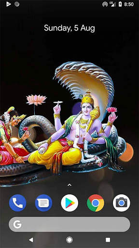4D Lord Vishnu Live Wallpaper screenshot 6