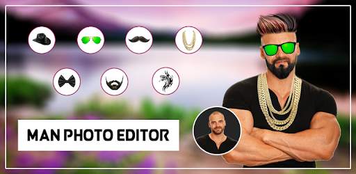 Man Photo Editor Man Hairstyle Mustache Suit screenshot 1