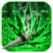 Cool Weed Rasta Smoke Keyboard Theme 10001001