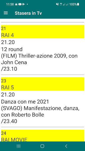 Tv Italian screenshot 3