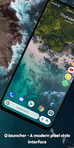 Q Launcher 10 Lite Edition 🚀 2020 screenshot 1