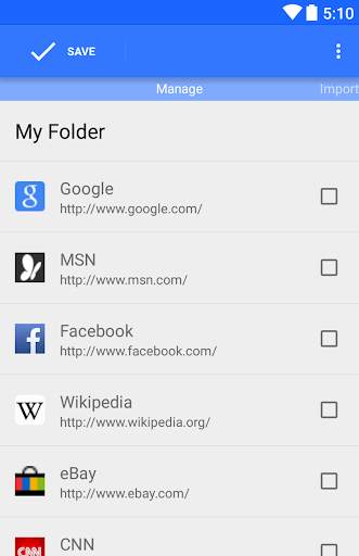 Bookmark Import Tool screenshot 2