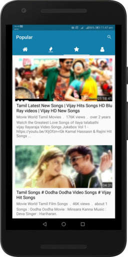 Thalapathy Vijay Hit Songs Videos : Tamil Padalgal screenshot 3