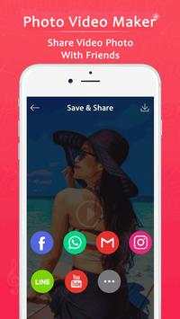 Photo Video Maker With Music - Movie Maker 7 تصوير الشاشة