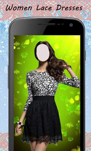 Women Lace Dress Photo Suit 4 تصوير الشاشة