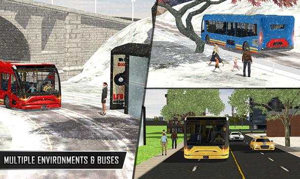 Snowy Bus Drive screenshot 5