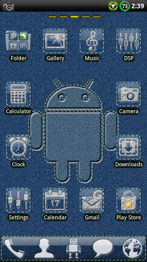 Denim GO Launcher Theme screenshot 1
